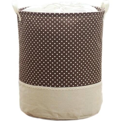 Zq Dirty Clothes Storage Basket Folding Waterproof Laundry Basket Laundry Basket Cotton Linen Dirty Clothes Basket