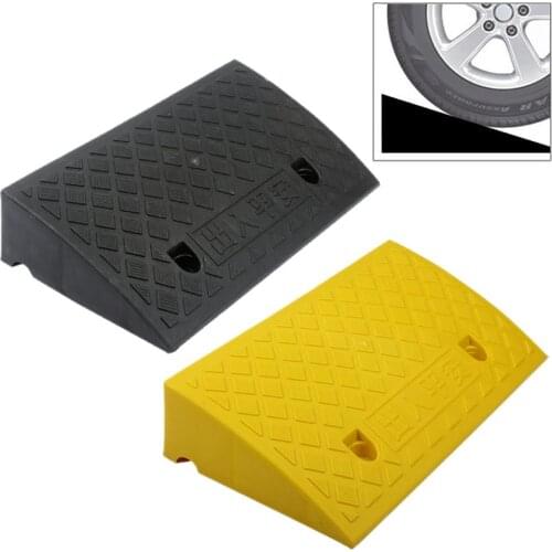 1pcs New Portable Lightweight Plastic Curb Ramps Heavy Duty Plastic Threshold Ramp Kit Set For Driveway Sidewalk Car Truck