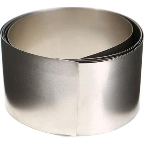 1PCS Silver High Purity Pure Nickel Ni Plate Silver Gray Foil Thin Sheet 0.1X30X1000mm