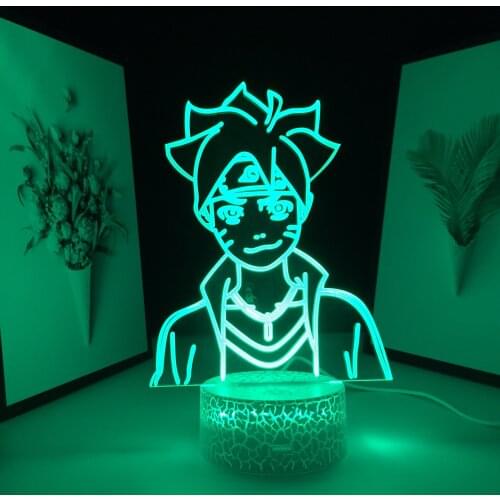 3D LED Lamp Anime Figure Night Light for Kids Bedroom Decor Child Birthday Gift Nightlight Manga Acrylic Table Lamp Dropshipping