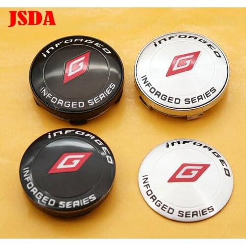 4pcs 56mm 60mm INFORGED IFG logo car emblem Wheel Center Hub Cap auto Rim refit dust-proof Creative badge covers sticker styling