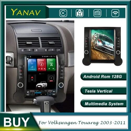 Android 2 Din Car Radio GPS navigation For Volkswagen Touareg 2003-2011 Auto Video Stereo Receiver Multimedia System MP3 Player