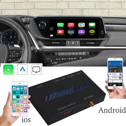 For Lexus ES 350 XZ10 2019~2021 Car Camera Carplay Decoder Adapter Mirror Link Display Android Auto Play 360 BirdView