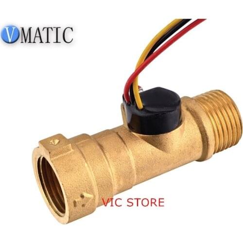 Free Shipping Water Pump Magnetic Brass Flow Switch Reed Sensor VCA568-2
