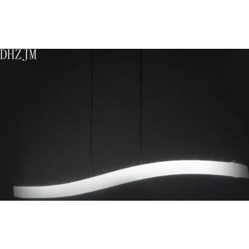 Free Shipping For DHL White Acrylic Chandelier Rectangle Design Dining Room Lustre Bar Lighting L80*H45CM