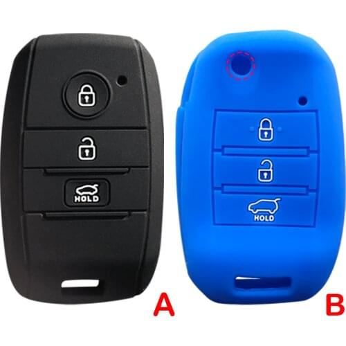 Car Key Accessories Holder for Kia Rio 4 Sportage Ceed Soul Cerato SK3 Carens K3 X-line 2018 2019 2020 Folding Key Cover Set Fob