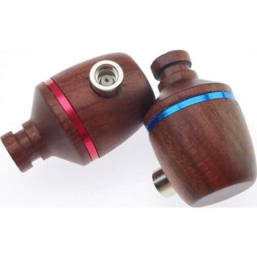 10.4mm MMCX wood shell earphone case 1pair