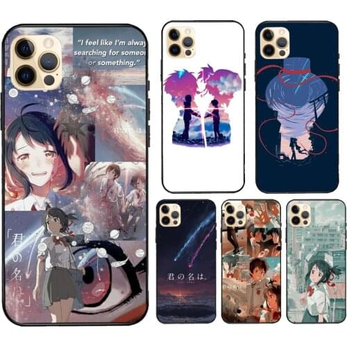 Kimi No Na Wa For iPhone 12 Pro Max mini Case For iPhone 11 Pro Max XS X SE 2020 7 8 Plus XR Cover