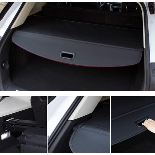 For Cadillac XT5 2016-2021 Black Retractable Rear Trunk Security Shield Luggage Cargo Blind Cover Car Accessories
