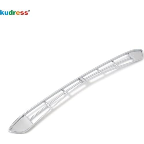 For Mazda 3 M3 Axela 2017 2018 ABS Chrome Car Front Bottom Mesh Grill Grille Cover Trim Styling Exterior Accessories