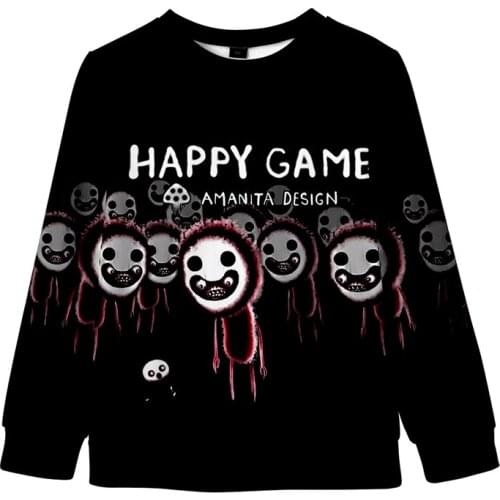 Harajuku Happy Game 3d Hoodies Pullover Fashion Men Women Capless Sweatshirt Tops Sport Long Sleeve O-neck Unisex Hoodie Clothes