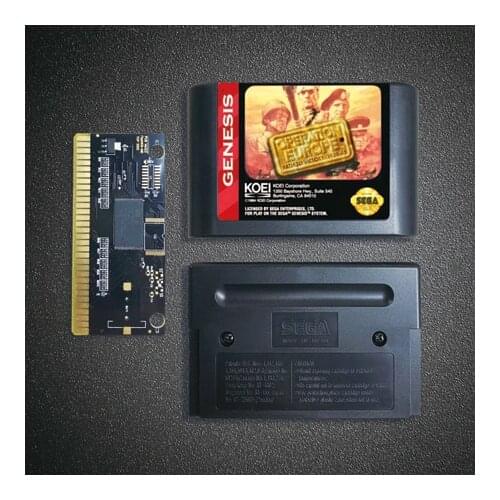 Operation Europe - Path to Victory 1939-45 - 16 Bit MD Game Card for Sega Megadrive Genesis Video Game Console Cartridge