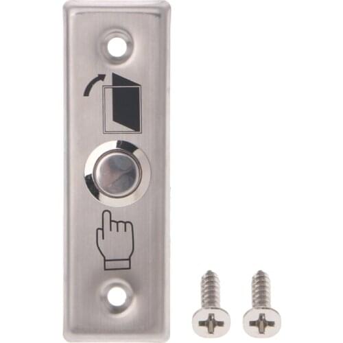 L9BE 92x28mm Stainless Steel Doorbell Push Button Switch Touch Panel