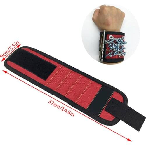 Magnetic Wristband Hand Wraps Tool Bag Electrician Wrist Screws Holder Bracelet For Home Repair