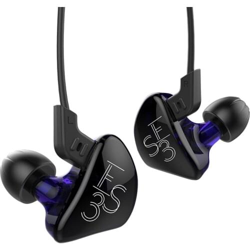 New KZ ES3 1DD+1BA Hybrid In Ear Earphone HIFI DJ Monito Running Sport Earphones Earplug Headset Earbud KZ ZST KZ ZS5 KZ ZS6