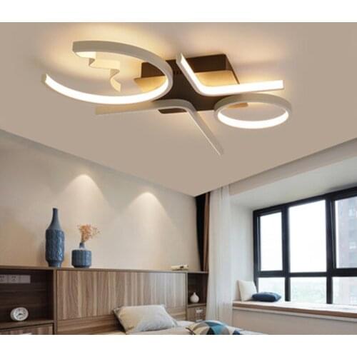 Aluminum Wave Ceiling Lights Modern LED Lamp for Living room Bedroom luminaire plafonnier Bedroom Ceiling Lamp Lampara de techo