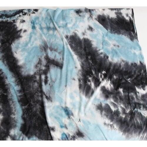 1 Pcs New Fashion Ombre Tie Dye Jersey Instant Hijab Scarf Printe Shawls Bufandas Muslim Scarves Wraps Headband Stole 7 Colors