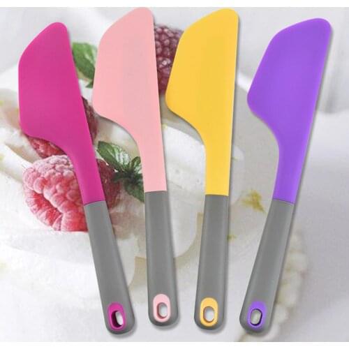 Silicone High Temperature Resistant Cake Cream Scraper Spatula Kitchen Tool Baking Tools