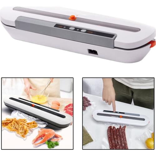 Electric UK Plug Vacuum Sealer Machine Automatic Food Vacuum With 10pcs Food Saver Bags for Household Packaging Machine