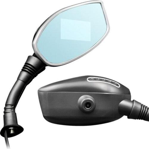 UNCOM Rearview Mirror Motorcycle Driving Recorder 1080P Mirror Motorcycle Electric Vehicle Double Lens Recorder
