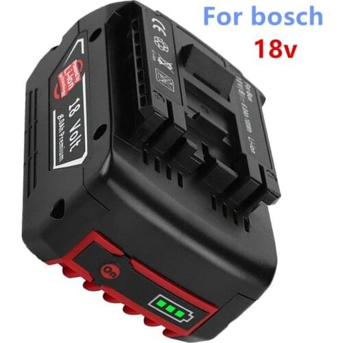 2021 100%Original18V 6.0/8.0/10ah rechargeable lithium ion battery for Bosch 18V 6.0A backup battery portable replacement BAT609