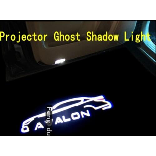 2pcs Logo For 2012-2021 AVALON LED Car Door Warning Light Projector Ghost Shadow Light Welcome Light Courtesy Light