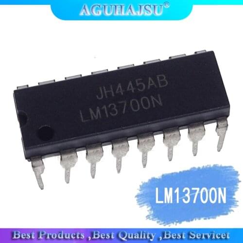 5pcs LM13700N DIP16 LM13700 DIP Dual Operation Transconductance Amplifier Linearization Diode and Buffer