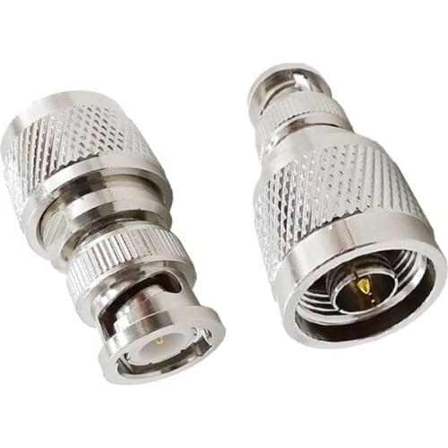 5Pcs N Type Male Plug to BNC Male Plug RF Coaxial Straight connecotr N-BNC plug Converter