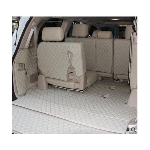 Car Travel Brand Special trunk mats for Toyota Land Cruiser 200 7seats waterproof boot carpets for Toyota LC200 4 season