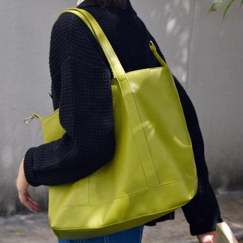 Big Bag Solid Color Tote for Wome 2021 Luxury Trend Large Capacity Handbag Female Brand Design Fashion Shopping Shoulder Bag