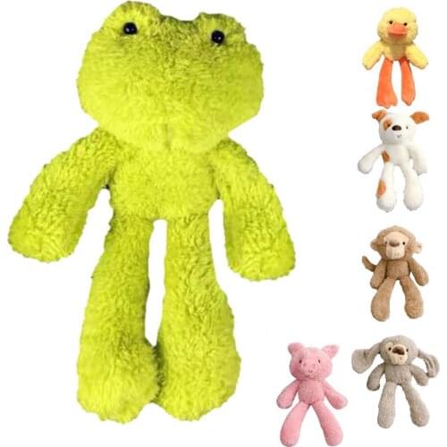 30cm Cartoon Animal Stuffed Toy Vivid Premium Soft Green Frog Plush Doll Toy Car Home Decoration Cushion for Kids Adults