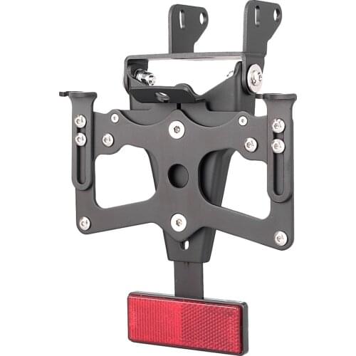 K7 GSXR 1000 Motorcycle Rear License Holder Fender Eliminator Plate Frame with Kit For Suzuki GSXR1000 2007 2008 Black Aluminum