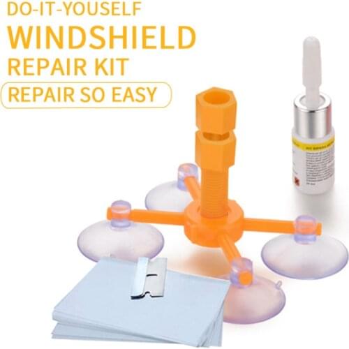Car Windshield Repair Kit Auto Window Glass Scratch Repair Fluid Crack Restore Window Screen Polishing Repair Tools Car Styling