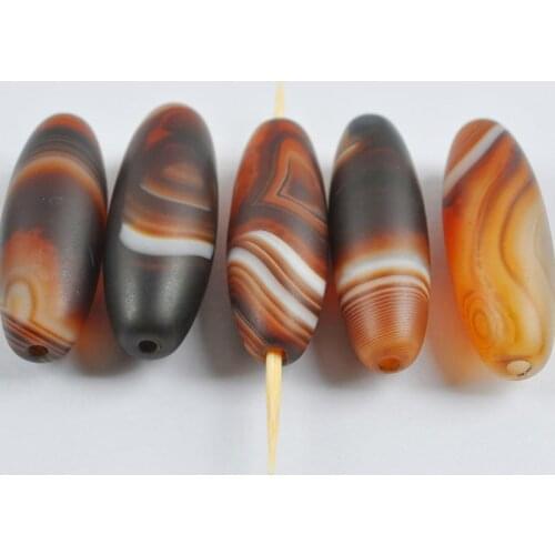 Natural Carnelian Tibet Dzi Veins Loose Bead GEM Pendant Design Jewelry For Gift making Jewelry For Gift S035