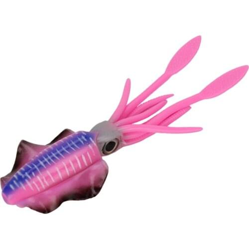 New Soft Artificial Squid Life-like Skirt Lure Long Tail Saltwater Octopus Bait Soft Bait for Outdoor Sports