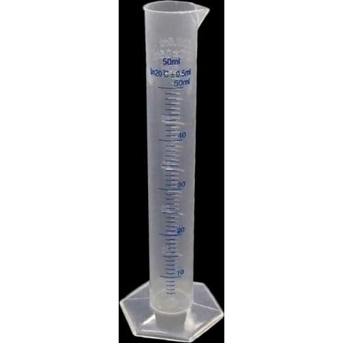 10/25/50/100/250/500ml Plastic Measuring Cylinder Graduated Cylinders for Lab Supplies Laboratory Tools JDH88