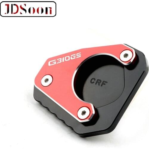 JDSOON Motorcycle Kickstand Extension Plate Foot Side Stand Enlarge pad For BMW G310GS G 310GS G 310 GS 2017 2018