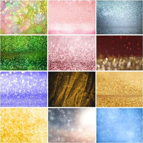 SHENGYONGBAO Glitter Star Polka Dot Light Bokeh Photography Backdrop Wedding Birthday Party Baby Photo Background 210330TGZ-02