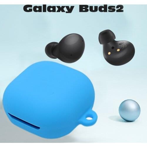 Silicone Earphone Case For Samsung Galaxy Buds 2 Dust-proof Protective Wireless Bluetooth Earphone Cover Case For Buds 2