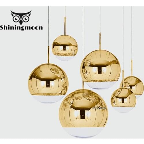 Modern Glass Pendant Lights Restaurant Bar LED Pendant Lamp Living Room Decoration Kitchen Hanging Lamp Bedroom Light Fixture