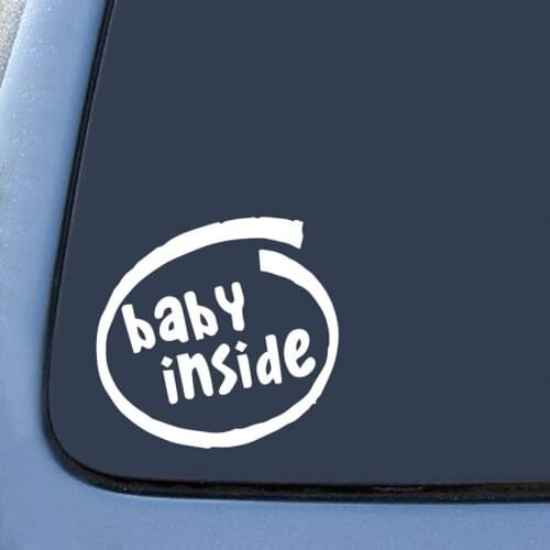 BABY INSIDE Waterproof Sheet Stickers Slide Rod Box With Tide Body Graffiti toon Stickers A-443