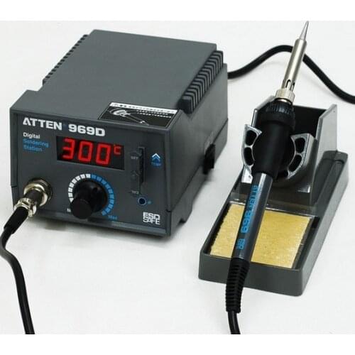 High Precision Digital Soldering Atten 969D Stations Soldering Irons 220V Digital Soldering Stations Soldering Irons