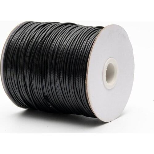 180m/roll axed Polyester Cord 1.5mm Thread String Rope Spool Wire Beading Craft DIY Bracelet Necklaces Jewelry Findings