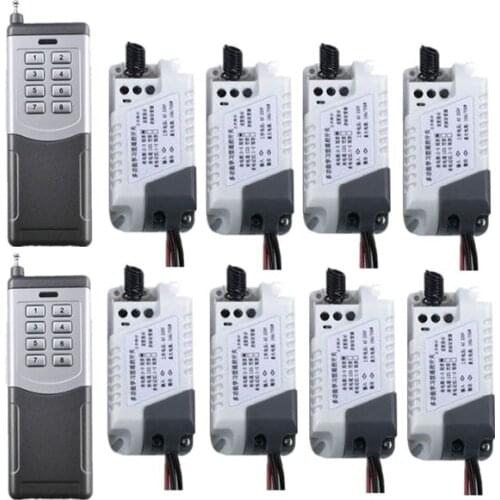 2000M long AC 220V single wireless remote control switch water pump washing machine with Buick 16 buttonremote control switch