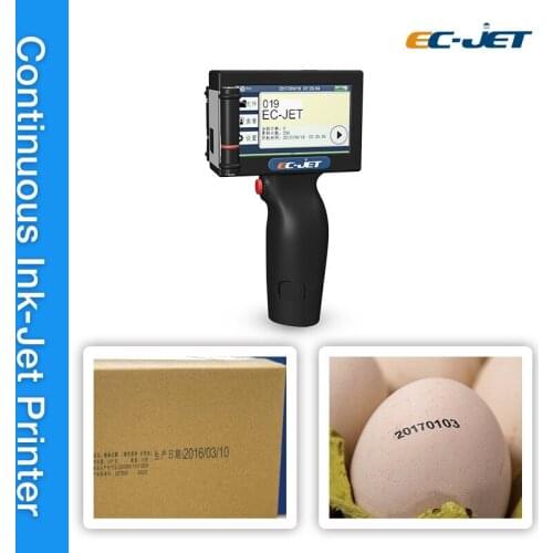 Automatic Portable Best Quality Handheld Mini Fast Jet Coding Printer For Parper Box Packaging Bag Printing (ECH200)