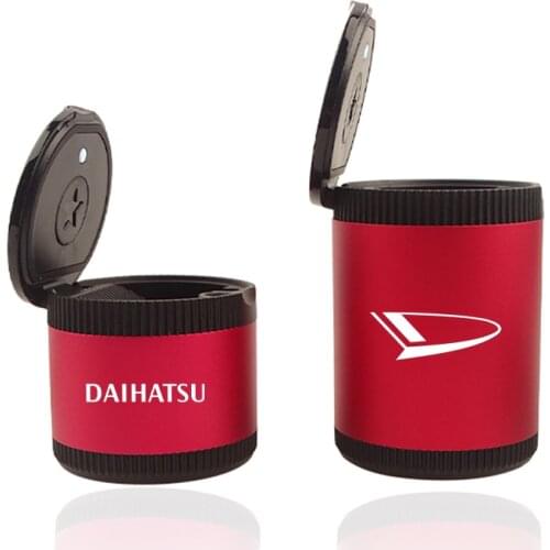 Car Ashtray LED Lights Alloy Ash Tray Aluminum Cup for Daihatsu D-Base D-R Pico Copen Sirion Mira Materia car Accessories