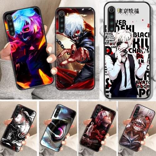 Tokyo Ghoul Anime Phone Case For Xiaomi Redmi Note 7 8 9 10 7A 8T 9A 9T 9S 10S Pro black fashion hoesjes silicone prime luxury