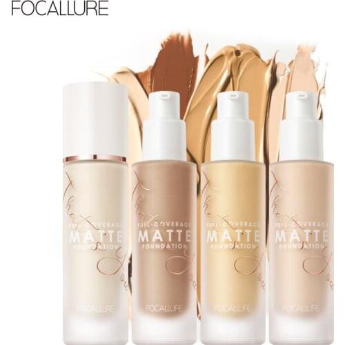 FOCALLURE Matte Concealer Covermax Full Coverage Liquid Foundation 20 colors Professional Waterproof Makeup Base Face Cream