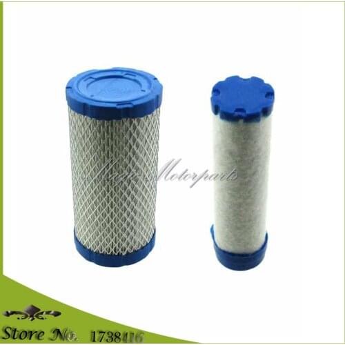 Air Filter Set For Bobcat 453 463 skid steers 319 320D 320G 321 322D 323 John Deere M113621 MIU10783 Briggs & Stratton 820263