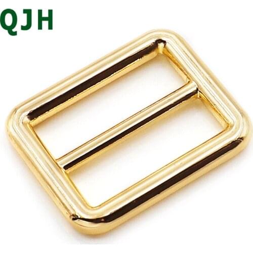 Metal Cast Tri-Glide Buckle 3 Bar Adjuster Slider Middle Center Bar Buckle for Leather Craft Bag Backpack Shoulder Strap Belt We